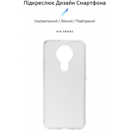 Чехол для телефона Armorstandart Air Series Nokia 3.4 Transparent (ARM59440) фото №2