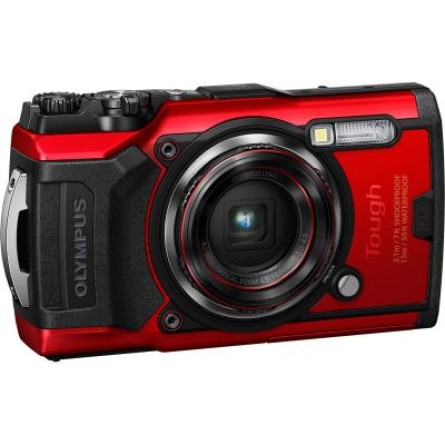 Цифровая фотокамера Olympus TG-6 Red (Waterproof - 15m; GPS; 4K; Wi-Fi) (V104210RE000) фото №2