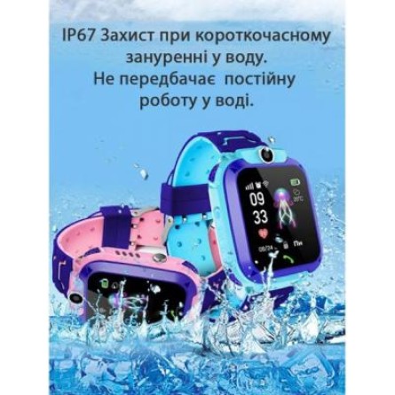 Smart годинник GoGPS ME K16S Blue Детские GPS часы-телефон (K16SBL) фото №4