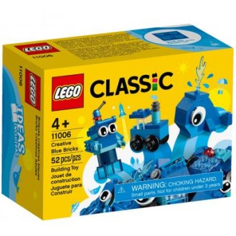 Зображення Конструктор Lego  Classic Синий набор для конструирования 52 детали (11006)