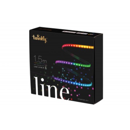 Гирлянда Twinkly Smart LED Line RGB 100, подсветка, Gen II, IP20, 1,5м (TWL100STW-BEU) фото №2