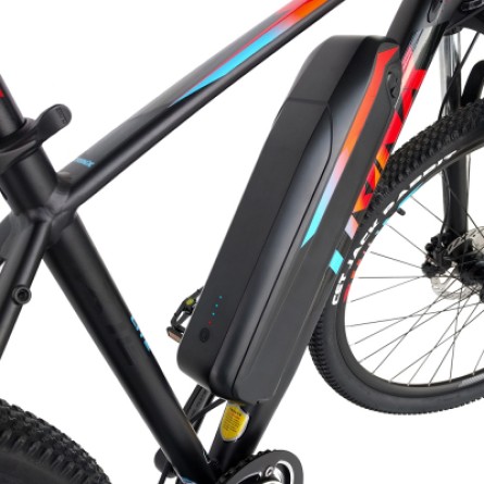 Электровелосипед Trinx E-Bike X1E 26" рама-17" Matt-Black-Green-Blue (X1EMBGB) фото №4