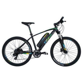 Зображення Електровелосипед Trinx E-Bike X1E 26" рама-17" Matt-Black-Green-Blue (X1EMBGB)
