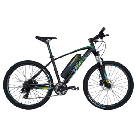 Електровелосипед Trinx E-Bike X1E 26" рама-17" Matt-Black-Green-Blue (X1EMBGB)