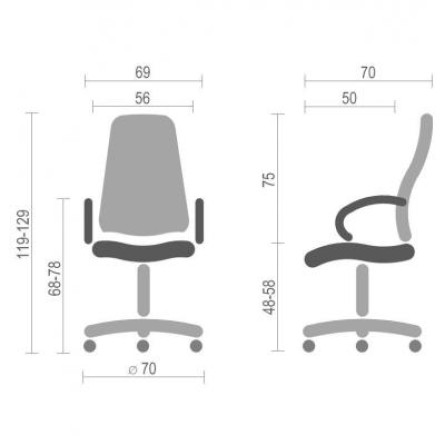 Офісне крісло АКЛАС Атлант EX MB Зеленое (7383) фото №6
