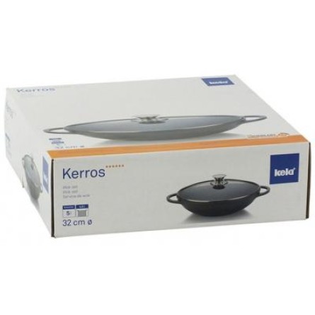 Сковорода Kela WOK Kerros с крышкой 32 см 4 л (15157) фото №2