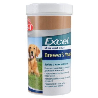 Изображение Таблетки для тварин 8in1 Excel Brewers Yeast Пивні дріжджі 780 шт (4048422115717)