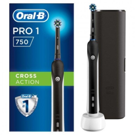 Зубная щетка Oral-B Pro 750 D16.513.1UX 3756 Black Edition (4210201218463)