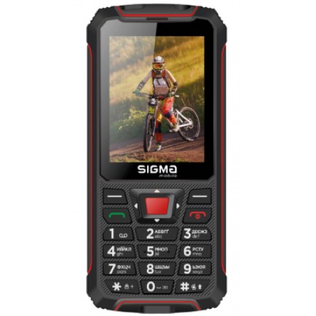 Смартфон Sigma X-treme PR68 Black Red (4827798122129)