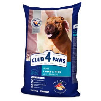 Зображення Сухий корм для собак  Преміум. Ягня та рис 14 кг (4820083909573)