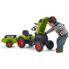 Електромобіль дитячий Falk Claas Arion трактор на педалях з причепом Зелений (2041C) фото №6