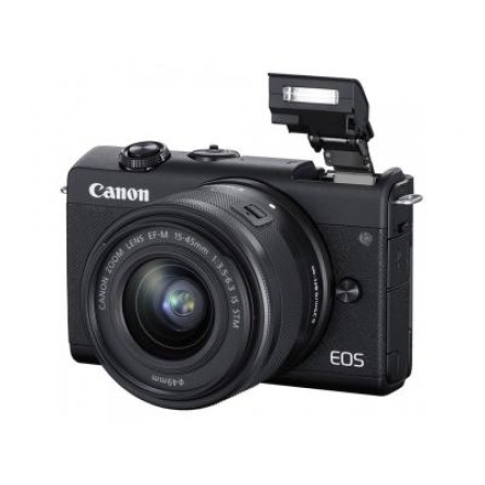 Цифрова фотокамера Canon EOS M200   15-45 IS STM Black (3699C027) фото №5