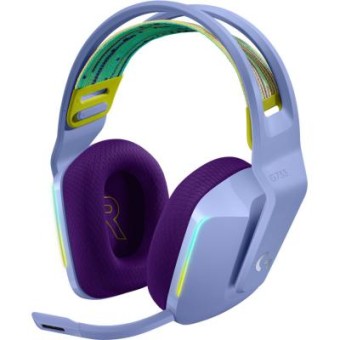 Изображение Наушники Logitech G733 Lightspeed Wireless RGB Gaming Headset Lilac (981-000890)