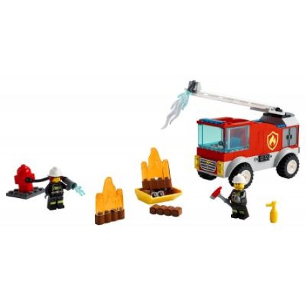 Конструктор Lego Конструктор  City Fire Пожарная машина с лестницей 88 деталей (60280) фото №2