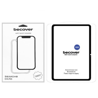 Зображення Захисне скло BeCover 10D Xiaomi Redmi Pad SE 11&quot; Black (710590)