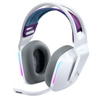 Изображение Наушники Logitech G733 Lightspeed Wireless RGB Gaming Headset White (981-000883)