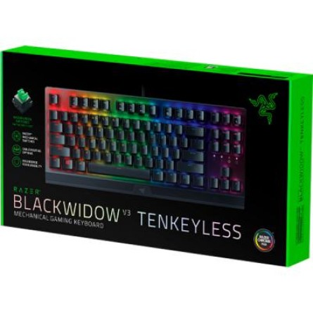 Клавиатура Razer BlackWidow V3 TKL  Green (RZ03-03490700-R3R1) фото №2