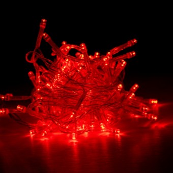 Зображення Гірлянда YES! Fun LED Christmas time 100 ламп, красная, 5м. 8 режимов (801152)
