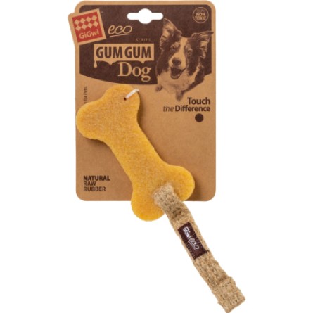 Іграшки для собак GiGwi Gum Gum Гумова кістка мала 24 см (2302) фото №2