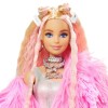 Лялька Barbie Екстра в рожевій пухнастій шубці (GRN28) фото №4