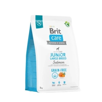 Изображение Сухий корм для собак Brit Care Dog Grain-free Junior Large Breed для великих порід з лососем 3 кг (8595602558