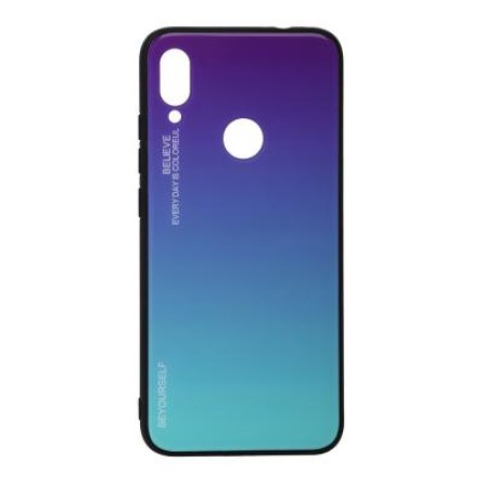 Чохол для телефона BeCover Gradient Glass Xiaomi Redmi 7 Purple-Blue (703595)