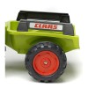 Електромобіль дитячий Falk Claas Arion трактор на педалях з причепом та переднім ковшем Зелений (1040AM) фото №3
