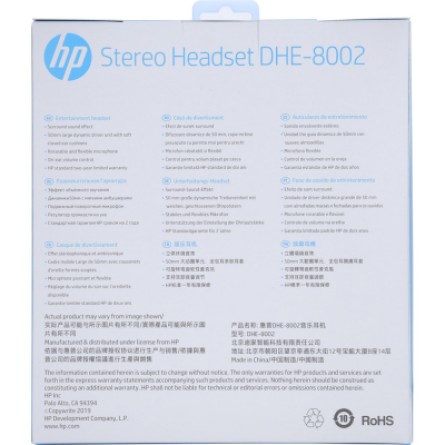 Наушники HP DHE-8002 Gaming Headset Red LED Black (DHE-8002) фото №6