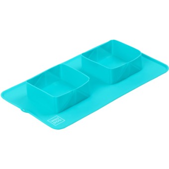 Зображення Посуд для собак WAUDOG Миска складана Silicone блакитна (50802)