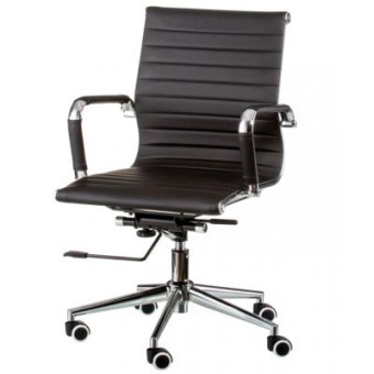 Зображення Офісне крісло Special4You Solano 5 artleather black (000002946)