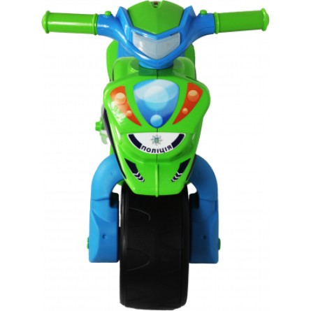 Велосипед дитячий Active Baby Police музичний зелено-блакитний (0139-0152М) фото №5