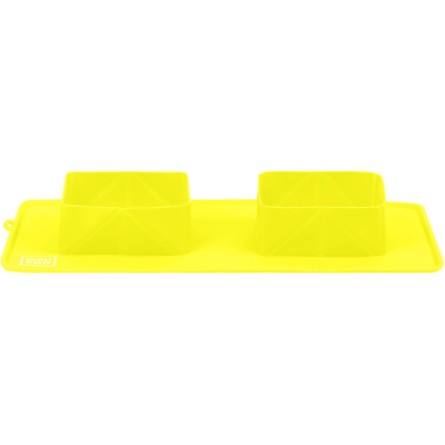 Посуд для собак WAUDOG Миска складана Silicone жовта (50808) фото №2
