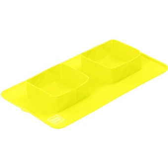 Зображення Посуд для собак WAUDOG Миска складана Silicone жовта (50808)