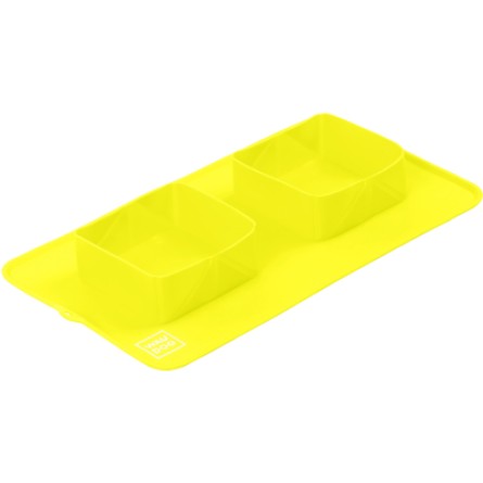 Посуд для собак WAUDOG Миска складана Silicone жовта (50808)