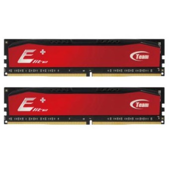 Изображение Модуль памяти для компьютера Team DDR4 16GB (2x8GB) 2400 MHz Elite Plus Red  (TPRD416G2400HC16DC01)