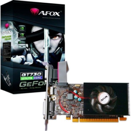 Afox Видеокарта GeForce GT730 4Gb  (AF730-4096D3L6)