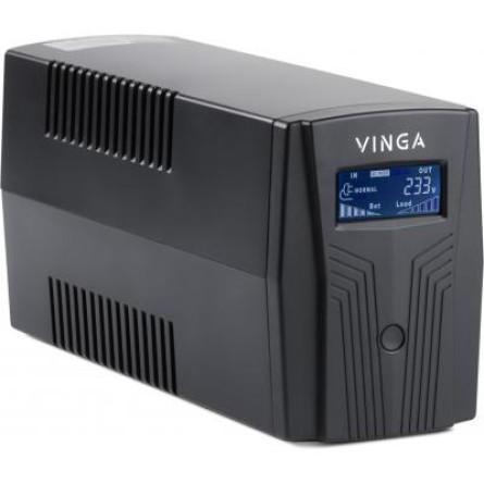 Джерело безперебійного живлення Vinga LCD 1500VA plastic case (VPC-1500P) фото №2