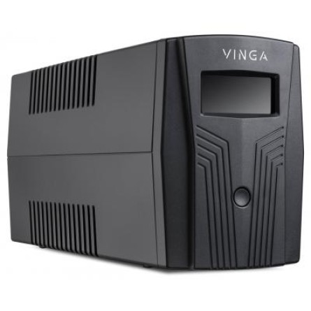 Джерело безперебійного живлення Vinga LCD 1500VA plastic case (VPC-1500P) фото №5