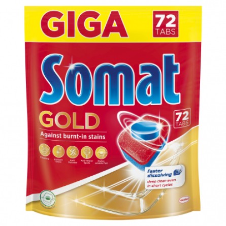 Таблетки для посудомоек Somat Gold 72 шт (9000101321036)
