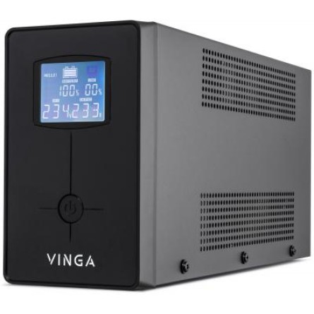 Джерело безперебійного живлення Vinga LED 1200VA ( VPC-1200PRM3 ) (VPC-1200PRM3)
