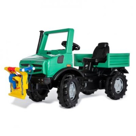 Електромобіль дитячий Rolly Toys Пожежна машина rollyUnimog Forst зелено-желтая (038244)