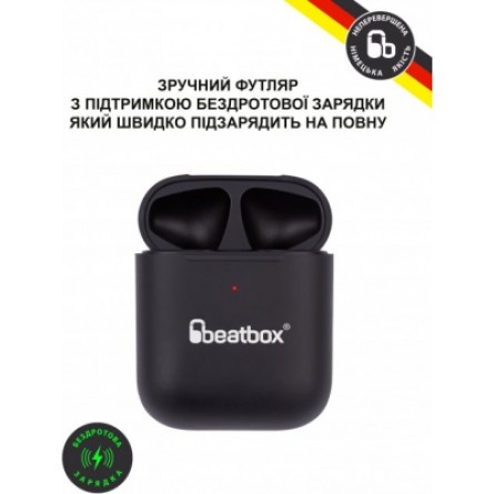 Наушники BeatBox PODS AIR 2 Wireless Charging Black (bbpair2wcb) фото №5
