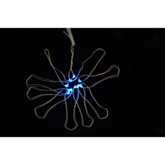 Изображение Гирлянда YES! Fun LED 10 ламп, голубая, 1,1 м (801109)