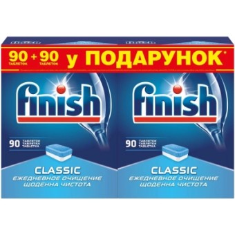 Изображение Таблетки для посудомоек Finish Classic 90 90 шт (4820108003118)