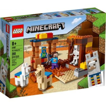 Конструктор Lego Minecraft Торговый пост 201 деталь (21167)