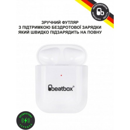 Наушники BeatBox PODS AIR 2 Wireless Charging White (bbpair2wcw) фото №5