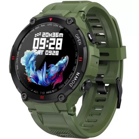 Smart годинник Gelius Pro GP-SW008 (G-WATCH) (IPX7) Navy Green фото №5