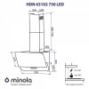 Вытяжки Minola HDN 63102 BL 750 LED фото №12