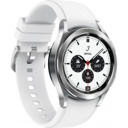 Smart годинник Samsung SM-R880/16 (Galaxy Watch 4 Classic small 42mm) Silver (SM-R880NZSASEK) фото №3