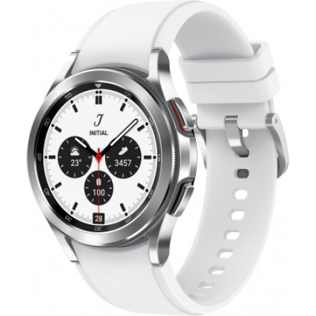 Smart годинник Samsung SM-R880/16 (Galaxy Watch 4 Classic small 42mm) Silver (SM-R880NZSASEK)